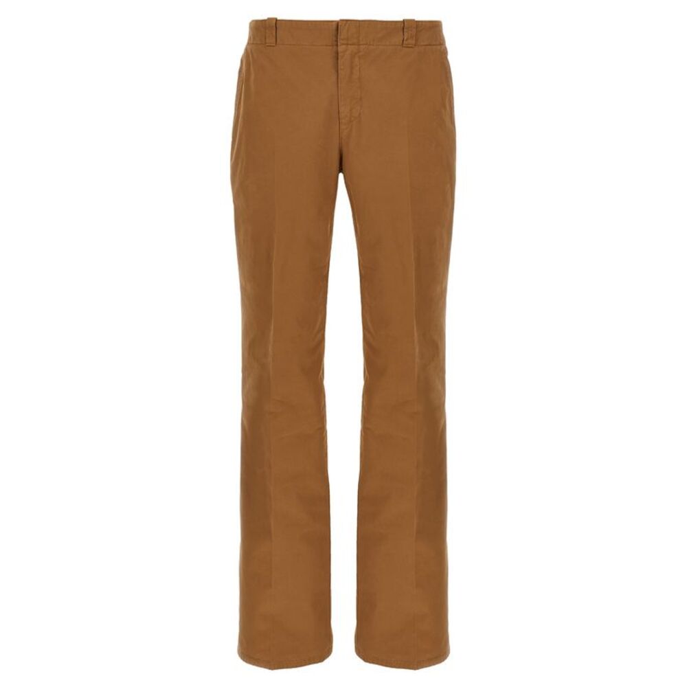 Alexander McQueen Brown Cotton Chino Men's Pants